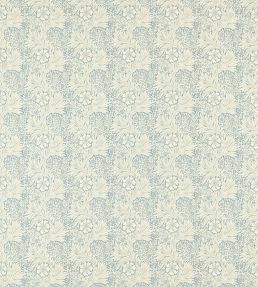 Marigold Outdoor Fabric by Morris & Co Mineral Blue
