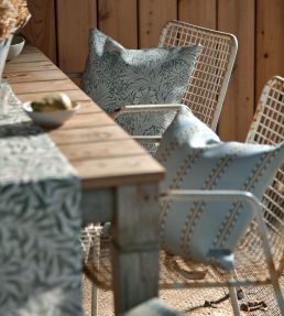 Marigold Outdoor Fabric by Morris & Co Russet