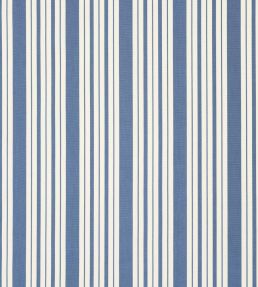 Markie Stripe Fabric by Schumacher Indigo