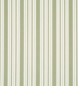 Markie Stripe Fabric by Schumacher Leaf Green