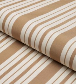 Markie Stripe Fabric by Schumacher Neutral