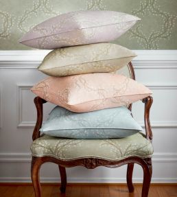Markle Trail Fabric by Thibaut Soft Peach