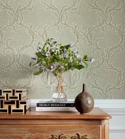 Markle Trail Wallpaper by Thibaut Beige
