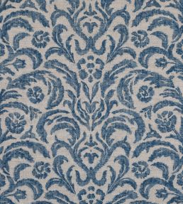 Marlborough Fabric by Fermoie Blue
