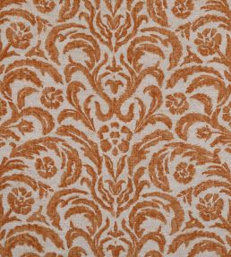 Marlborough Fabric by Fermoie Orange