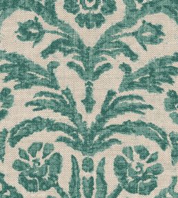 Marlborough Wallpaper by Fermoie Teal