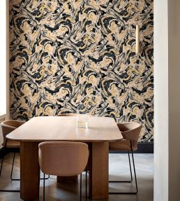 Marmorea Wallpaper by Coordonne Coal