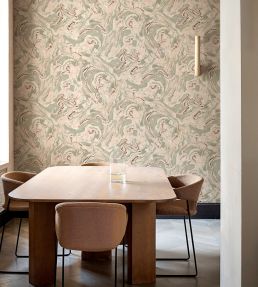 Marmorea Wallpaper by Coordonne Matcha