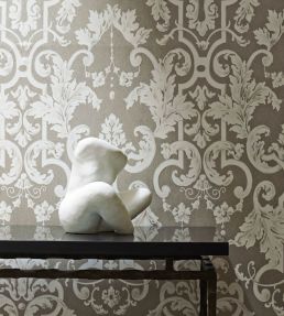 Marmorino Wallpaper by Zoffany Harbour Grey