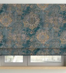 Maroc Fabric by Arley House Teal