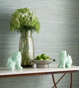Maroma Wallpaper by Thibaut Slate