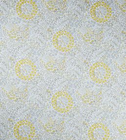 Marquess Garden in Chesham Sateen Fabric by Liberty Lichen