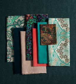 Marquess Garden in Cotton Velvet Fabric by Liberty Jade