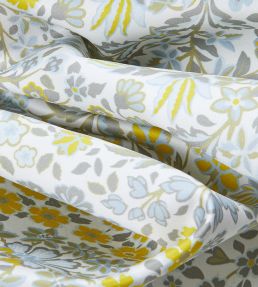 Marquess Garden in Chesham Sateen Fabric by Liberty Lichen
