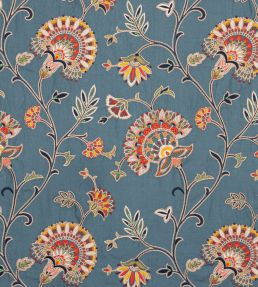 Marquis Fabric by Colefax and Fowler Petrol Blue