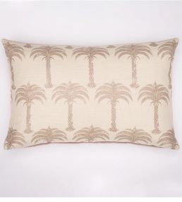 Marrakech Palm Cushion 40 x 60cm by Barneby Gates Soft Gold