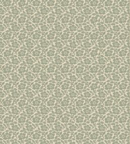 Martock Sprig Wallpaper by Mulberry Home Aqua