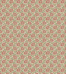 Martock Sprig Wallpaper by Mulberry Home Red/Green