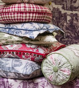 Toile Alexander The Great Fabric by Marvic Olive