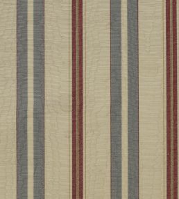 Misa Moire Stripe Fabric by Marvic Maroon/Grey
