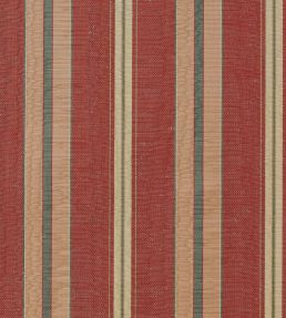 Misa Moire Stripe Fabric by Marvic Coral/Sand