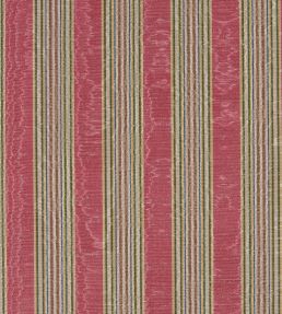 Misa Moire Stripe Fabric by Marvic Geranium