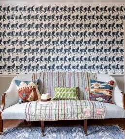Marwari Horse Wallpaper by Molly Mahon Blue