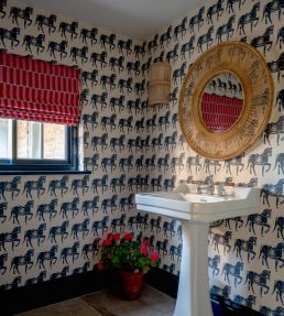 Marwari Horse Wallpaper by Molly Mahon Blue