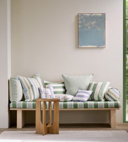 Marylebone Fabric by Clarke & Clarke Navy/Rust