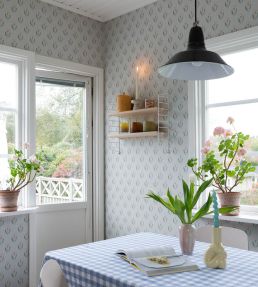 Maskrosen Wallpaper by Sandberg Spring Green