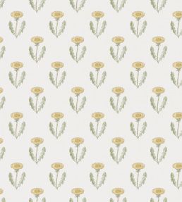 Maskrosen Wallpaper by Sandberg Spring Green