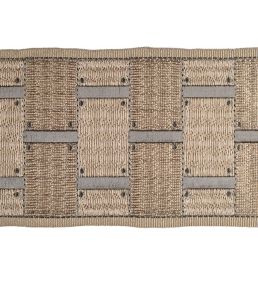 Massimo Embroidered Braid 88mm Trimming by Houles Bronzo