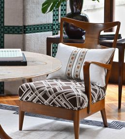 Massimo Embroidered Braid 88mm Trimming by Houles Loggia