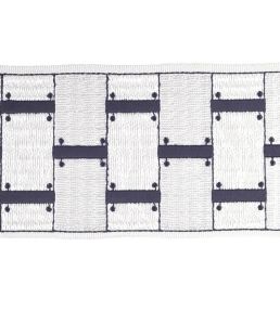 Massimo Embroidered Braid 88mm Trimming by Houles Pilastro