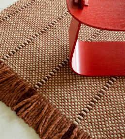 Layered Massproductions Cord Runner rug Burgundy Rust MPCOBR75240 Burgundy Rust