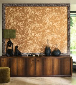 Mata Wallpaper by Casadeco Caramel