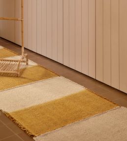 Nanimarquina Matiz Bands Runner rug Mustard 01MATBANMUSRUN32 Mustard