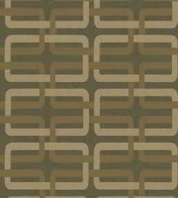 Matjara Wallpaper by Casamance Kaki/Dore
