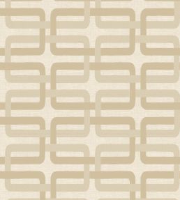 Matjara Wallpaper by Casamance Sable/Nacre