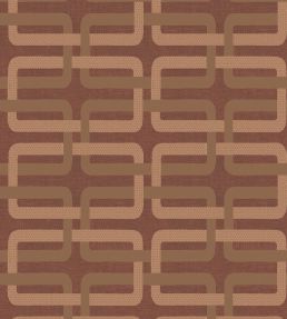 Matjara Wallpaper by Casamance Terracotta/Cuivre