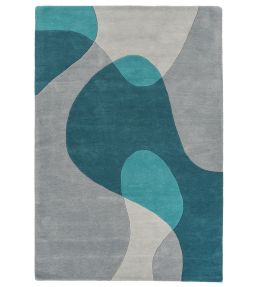Asiatic Matrix Arc rug Teal MAX-57-120170 Teal