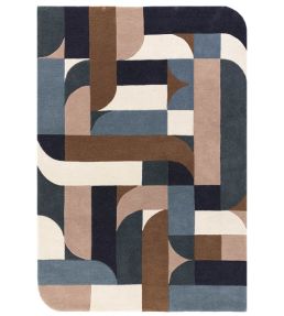 Asiatic Matrix Klotski rug Teal 89 MATR1201700089 Teal 89