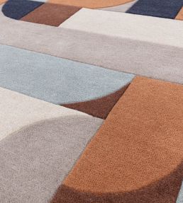 Asiatic Matrix Klotski rug Terracotta 88 MATR1201700088 Terracotta 88
