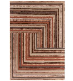 Asiatic Matrix Network rug Terracotta 80 MATR1201700080 Terracotta 80
