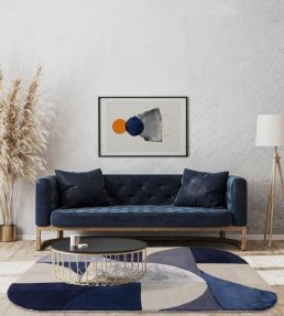 Asiatic Matrix Oval rug Indigo 74 MATR1602300074 Indigo 74