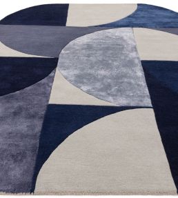 Asiatic Matrix Oval rug Indigo 74 MATR1602300074 Indigo 74