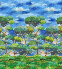 Matsu Mural by Designers Guild Cobalt