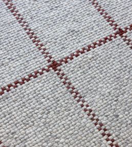 Brink & Campman Craft Matter Check rug Ash/Stone Red 49100140200 Ash/Stone Red