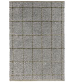 Brink & Campman Craft Matter Check rug Slate/Olive 49104140200 Slate/Olive