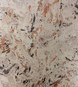 Makrana Wallpaper by Matthew Williamson Black/Copper